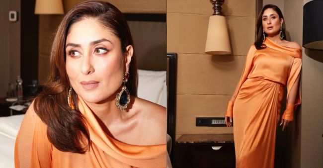 Kareena Kapoor Khan Treats Fans To Stunning Pictures In Coral Ensemble