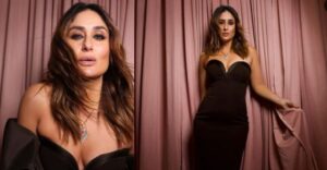 Kareena Kapoor Khan Exudes Elegance In A Satin Off Shoulder Gown