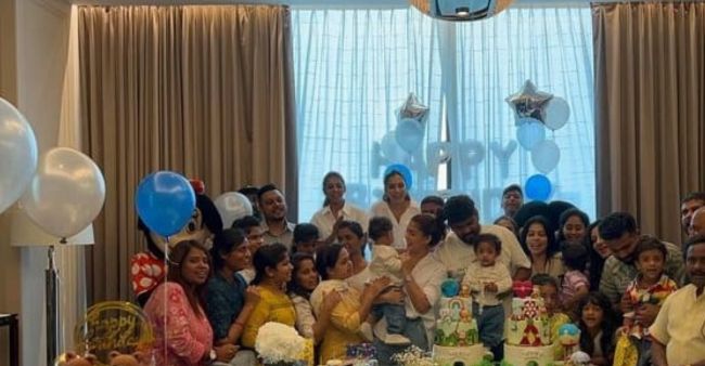 Nayanthara and Vignesh Shivan Give Sneak Peek Into Twins Uyir, Ulga’s Birthday With Family