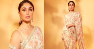 Kareena Kapoor Khan’s Subtle Beauty In Floral Saree