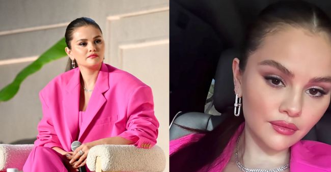 Selena Gomez Channels Hot Pink Vibes In Corset Suit For Event 
