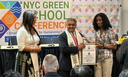 Adani Vidya Mandir wins NYC Green School Award