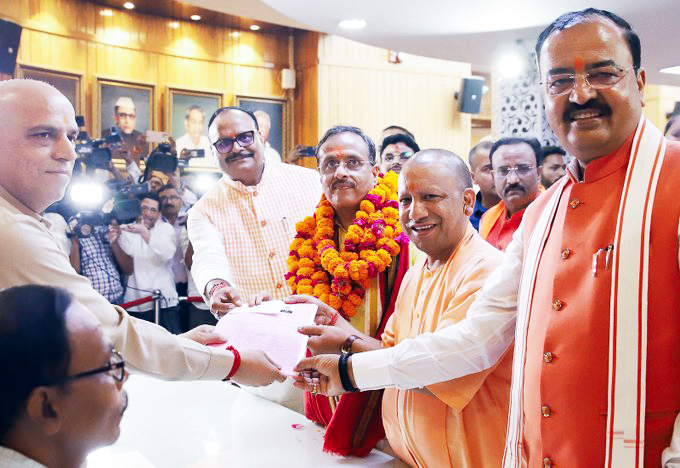 Former UP Deputy CM Dinesh Sharma elected without opposition to the Rajya Sabha