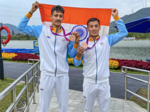 Arjun and Sunil create history with India’s first canoe medal since 1994