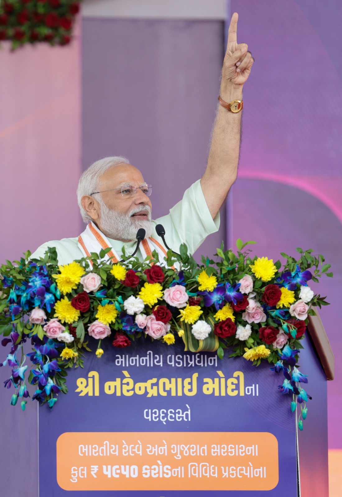 In Gujarat, PM Modi talks about India’s global feats