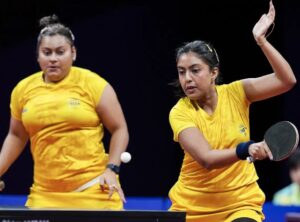 Sutirtha-Auhika pair clinches historic bronze in table tennis