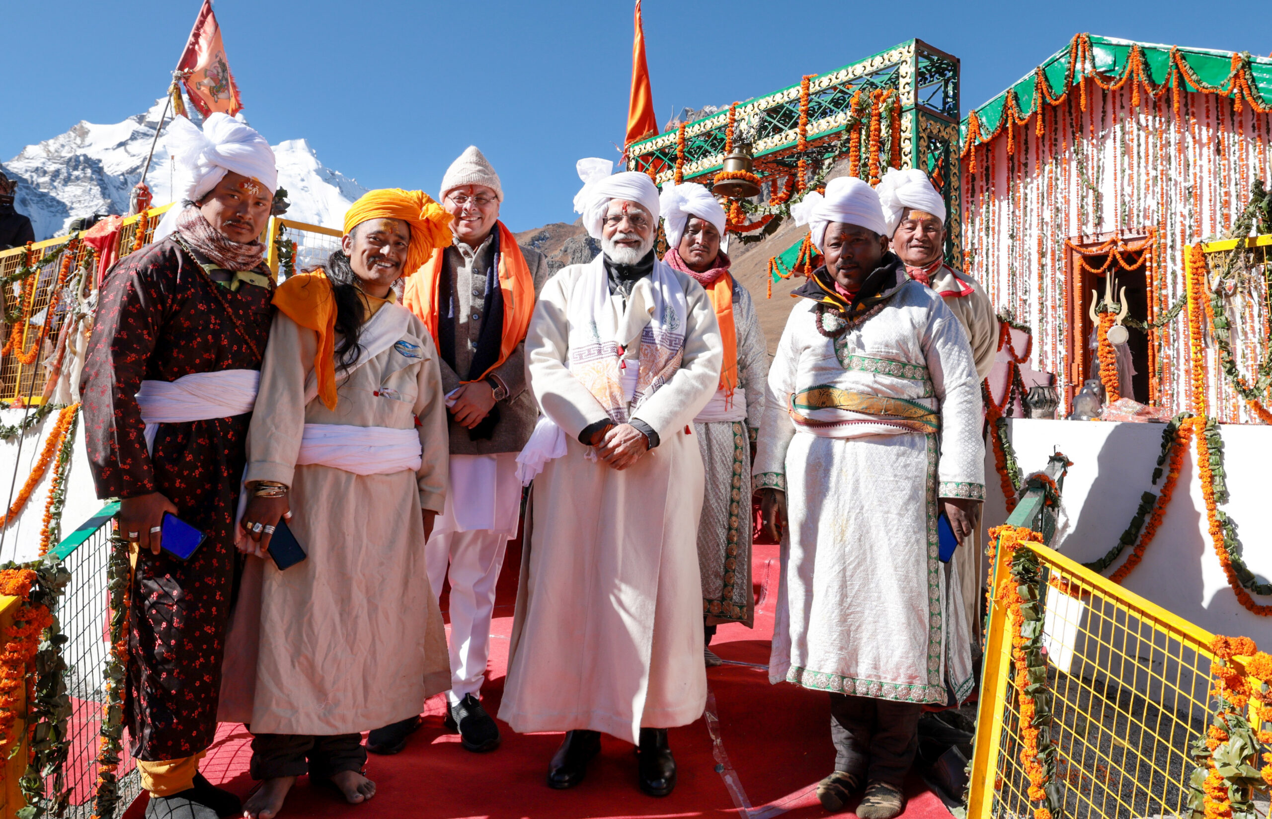 PM Modi performs puja at Parvati Kund in Pithoragarh