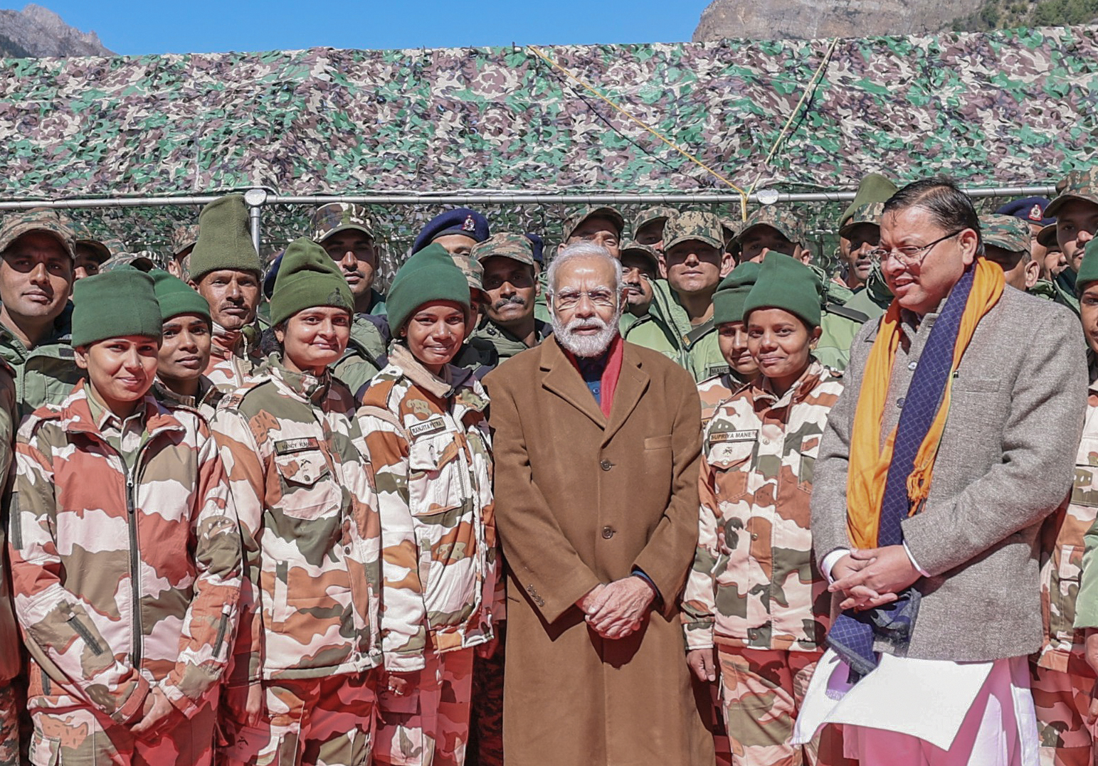 PM Modi interacts with inhabitants and engages with ITBP personnel in Uttarakhand’s Gunji village