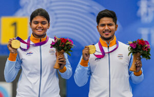 Deotale-Jyothi claim Asian Games archery gold