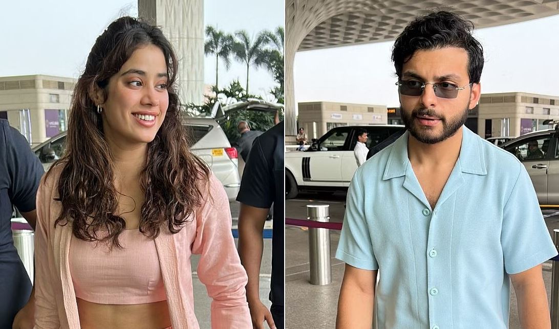 Janhvi Kapoor and Shikhar’s Airport appearance raises eyebrows