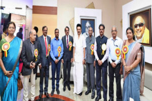 MK Stalin felicitates 9 ISRO Scientists from Tamil Nadu