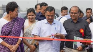 CM Kejriwal inaugurates a 3-lane Sarai Kale Khan flyover