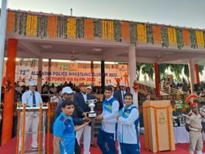 Haryana DGP Attends 72nd All India Police Wrestling Competition Closing Ceremony