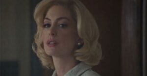 Anne Hathaway as a Prison Psychologist in “Eileen”