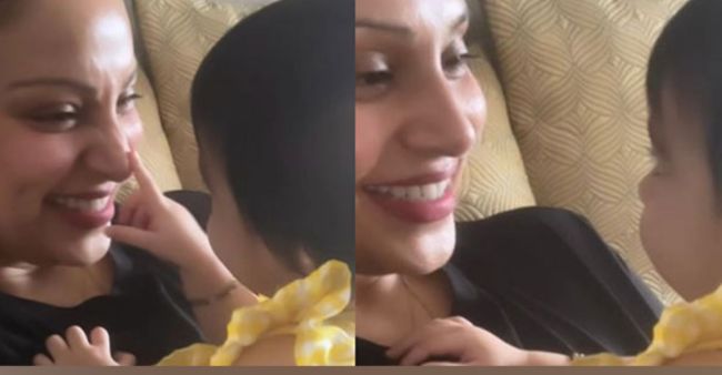 Bipasha Basu Spends Time With Her ‘Baby Chatterbox’, Daughter Devi