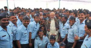 PM Modi extends his greetings to air warriors on foundation day