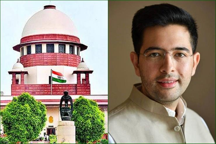 SC issues notice to Rajya Sabha secretariat on AAP MP Raghav Chadha’s plea against his suspension