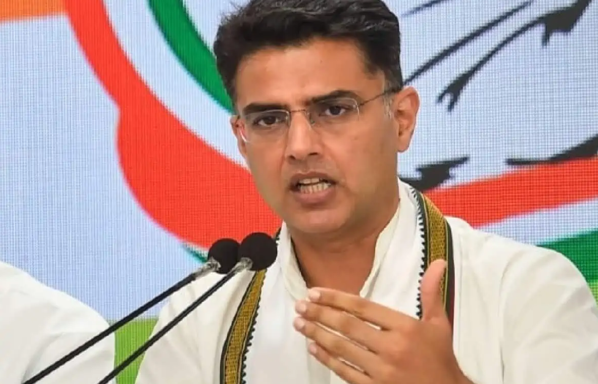 SACHIN PILOT URGES PEOPLE TO VOTE FOR CONGRESS TO ENSURE CLEAN SWEEP