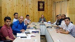 Dr Pawan Kotwal chairs the Ladakh committee meeting on development