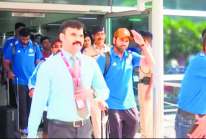 CWC Final: Team India arrives in Ahmedabad ahead of summit clash