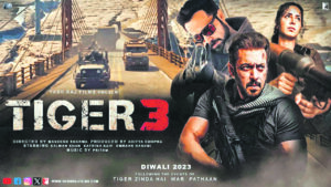 ‘Tiger 3’ roars closer to  `250 crore Club in India