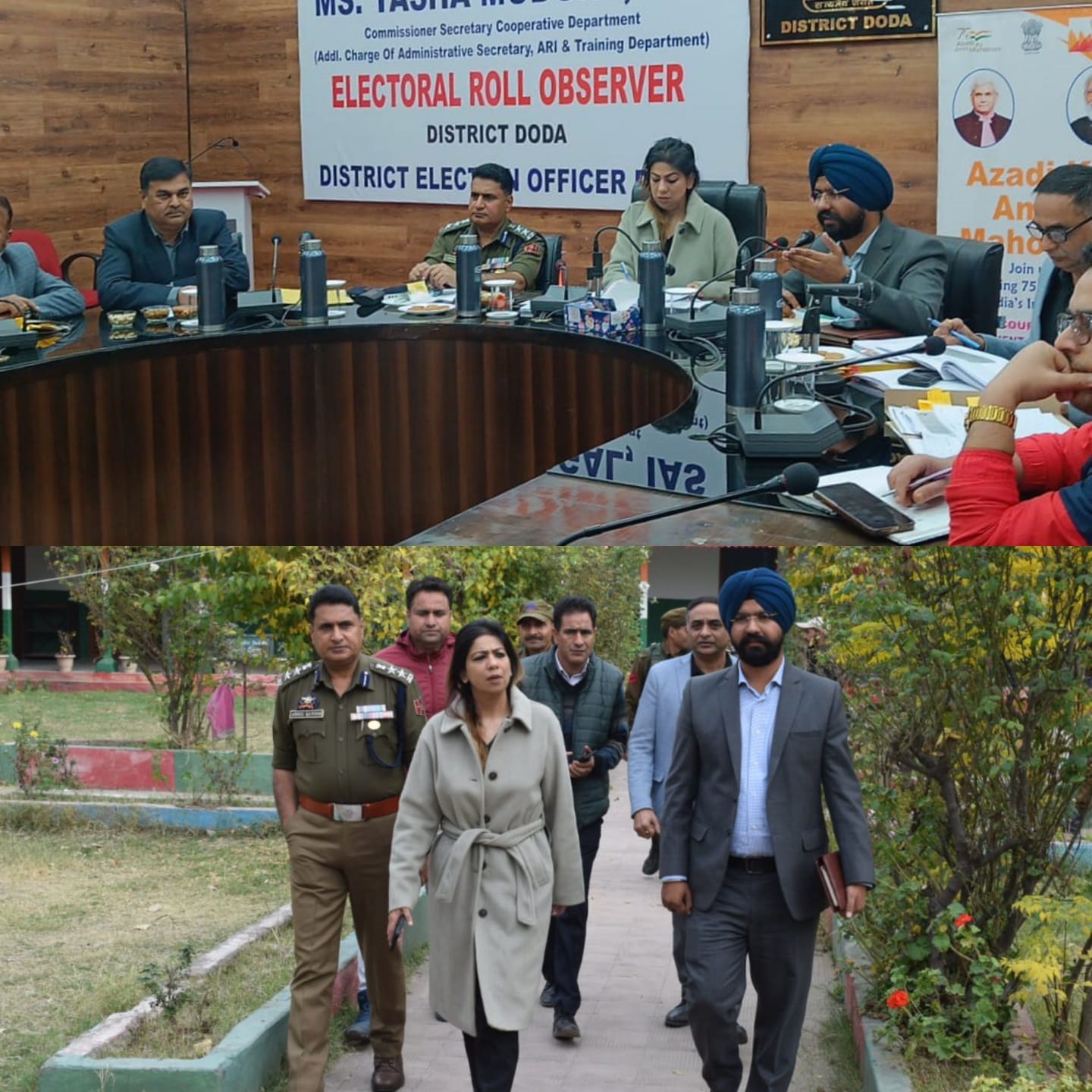 Yasha Mudgal oversees ongoing special summary revision of electoral rolls in Doda