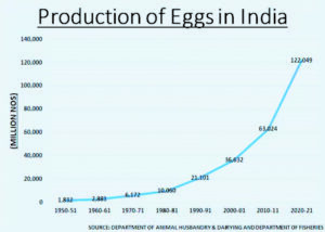 Surge in Milk, Egg, and Meat Production in India