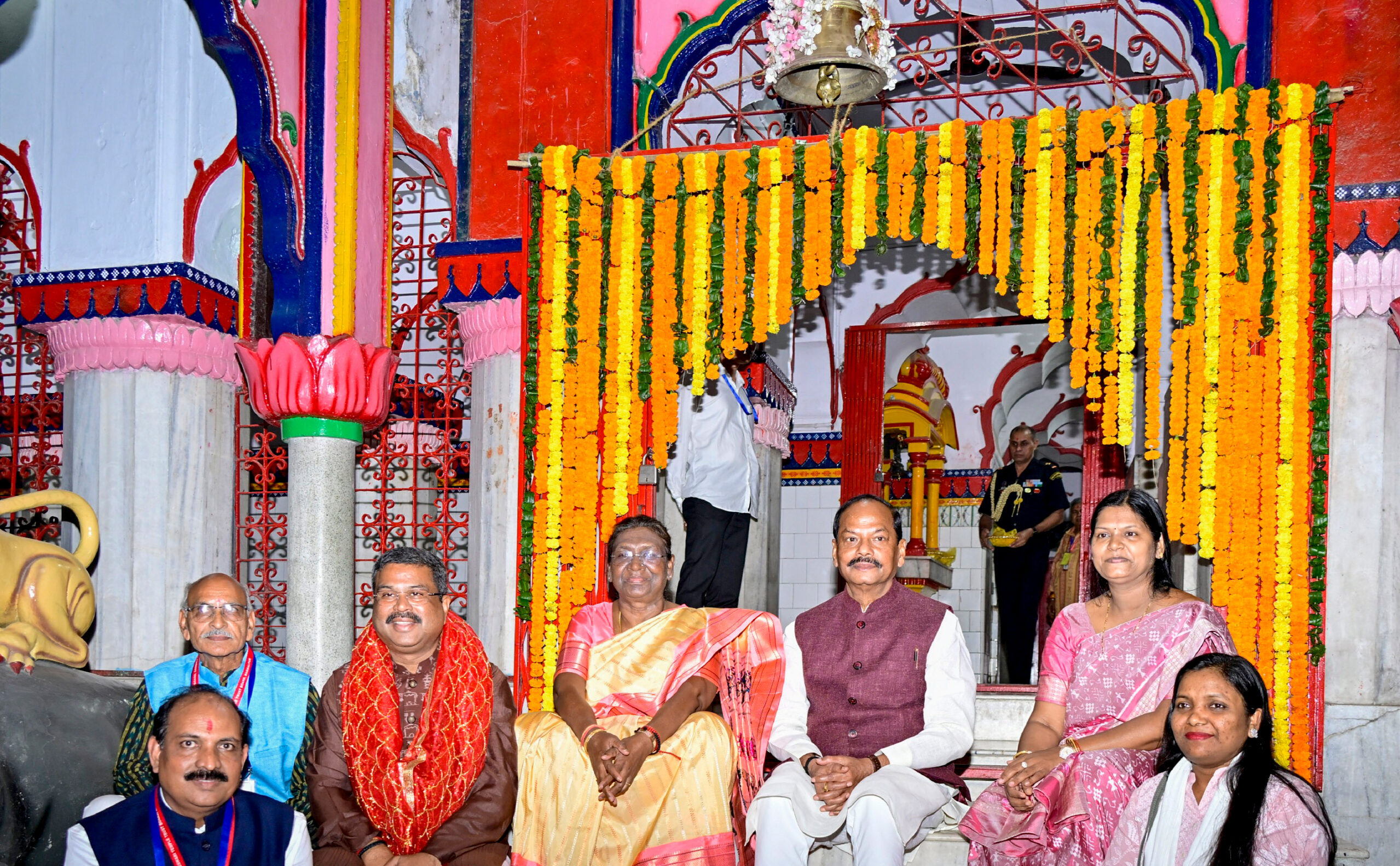 President Droupadi Murmu visits ‘Maa Samaleswari’ temple