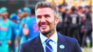 Beckham likely to watch CWC 2023 semi-final at Wankhede