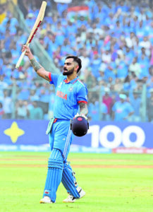 Kohli hits 50th century, breaks Tendulkar’s ODI record; India in wc final