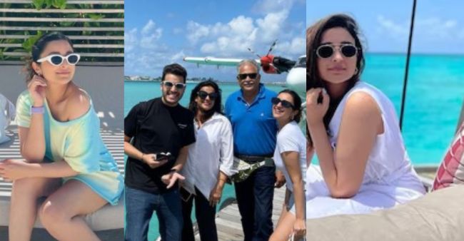 Sweet Moments! Parineeti Chopra Shares Maldives Vacation Snaps with Mom, Mom-in-law