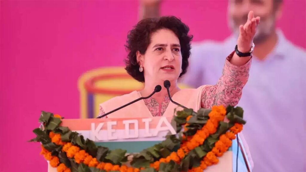 Priyanka Gandhi Vadra Bjp Brs Joined Hands To Keep Hold Of Power At Centre Telangana The