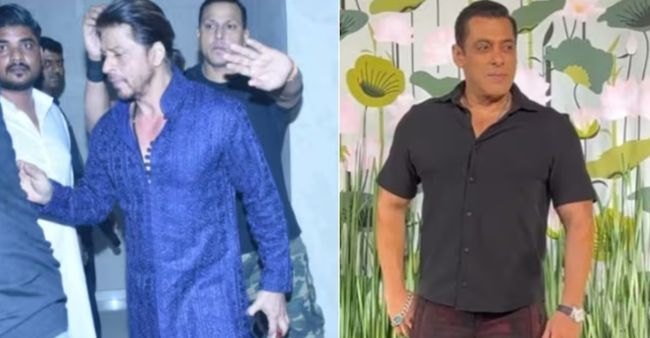 Shah Rukh Khan Dazzles at Diwali Bash Hosted by Salman Khan’s Sister