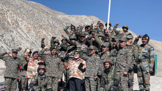 PM Modi celebrates Diwali with security forces in Lepcha: “Experience filled with deep emotion, pride”