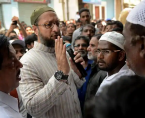 Telangana: Owaisi hits ground, starts door-to-door campaign in Hyderabad