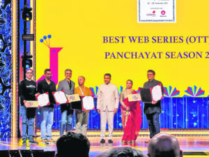 Prime Video wins best web series award for Panchayat Season 2 at IFFI