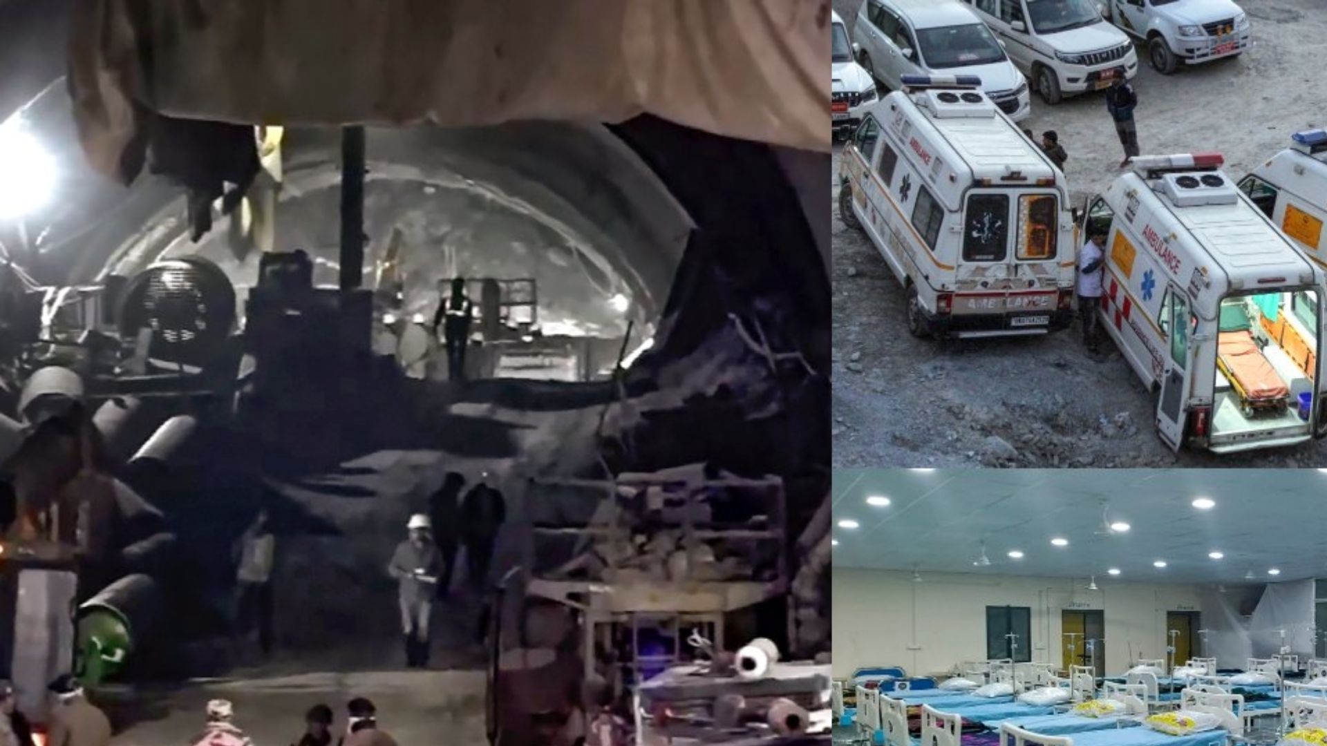 Uttarkashi Tunnel Collapse: 41 ambulances scheduled at spot, doctors on standby