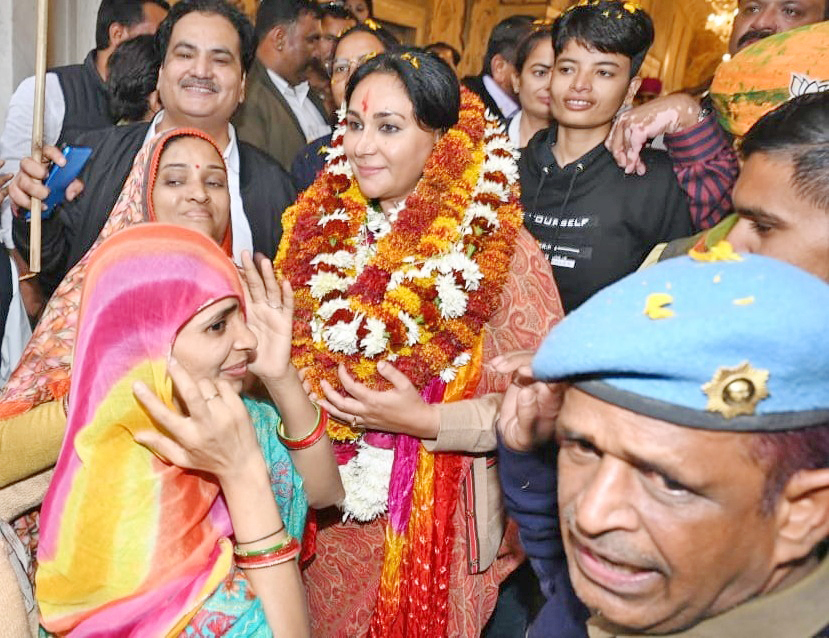 Celebrations echo at Rajasthan BJP HQ