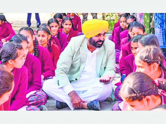 CM Mann conducts inspection of govt schools in Rupnagar