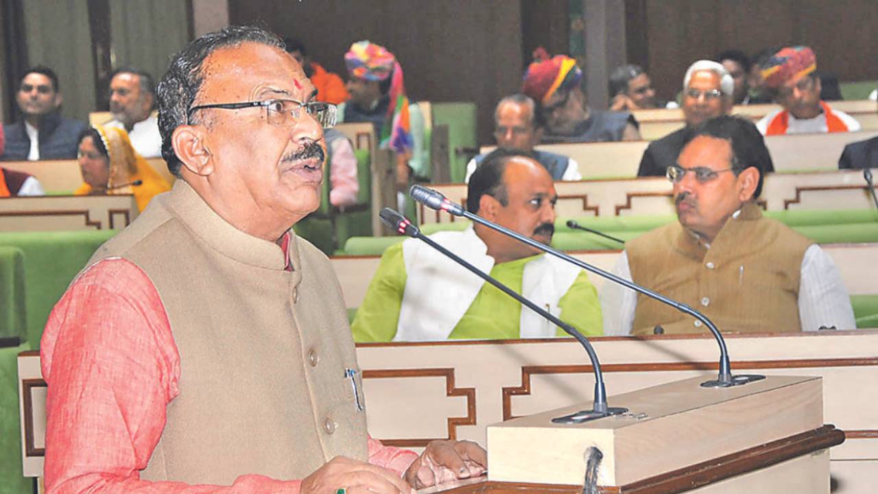 Vasudev Devnani assumes Speaker role in Rajasthan Assembly