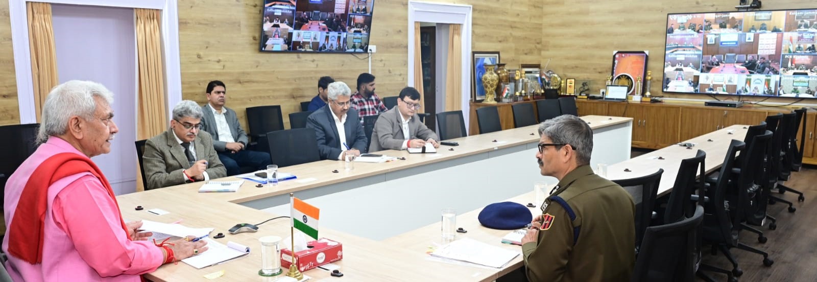 Lt Governor chairs review meeting on Viksit Bharat Sankalp Yatra