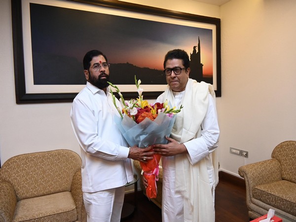 MNS chief Raj Thackeray meets Maharashtra CM Eknath Shinde in Mumbai