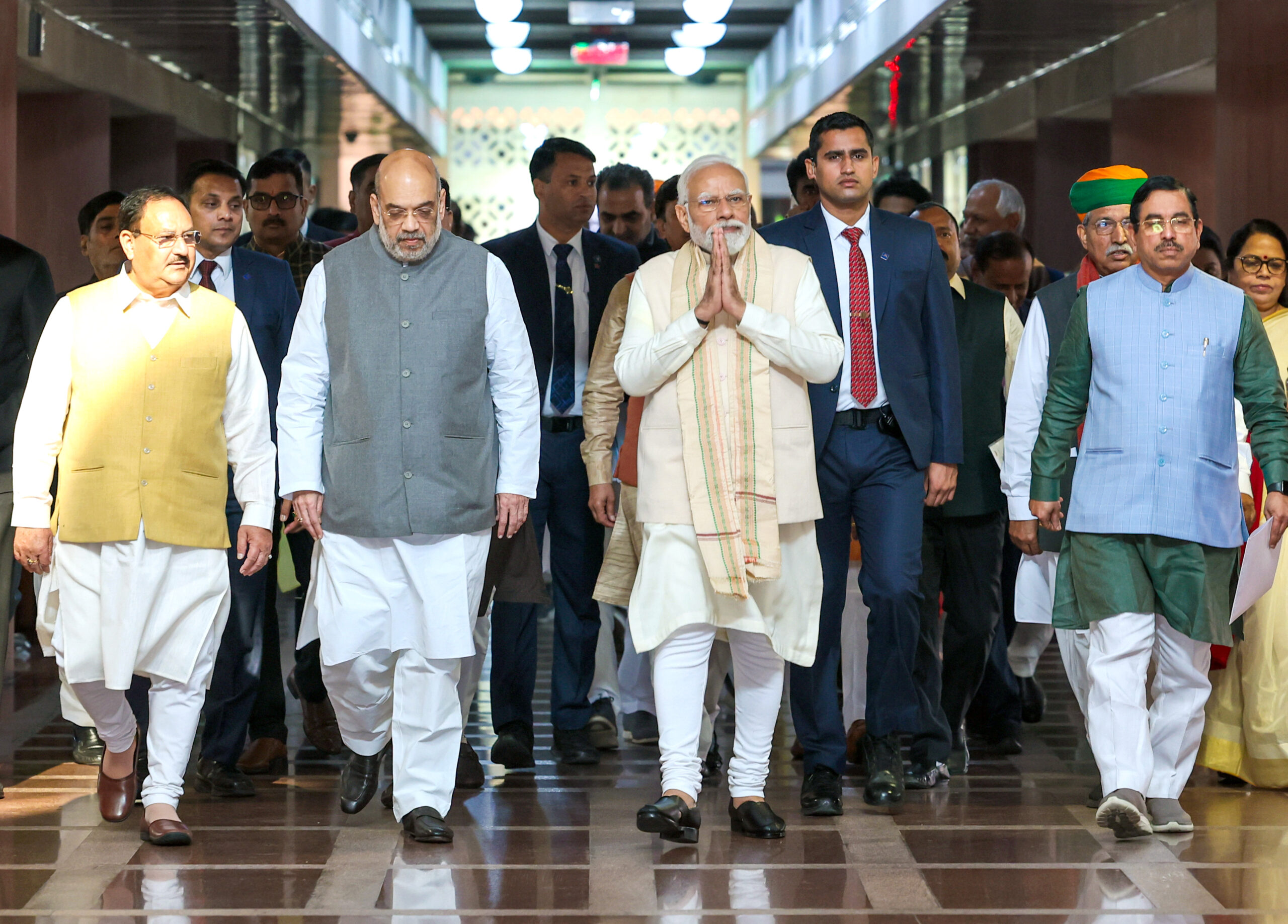 PM Modi Chairs BJP Parliamentary Party Meeting, Currently Underway ...