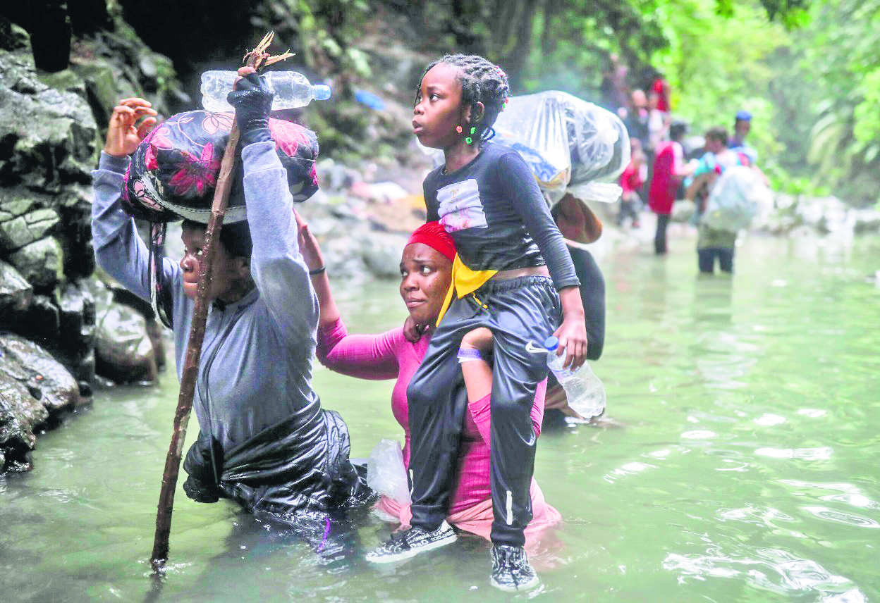 Colombia-Panama jungle: New global migrant route