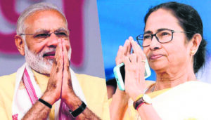 Mamta meets PM Modi over pending central funds for Bengal