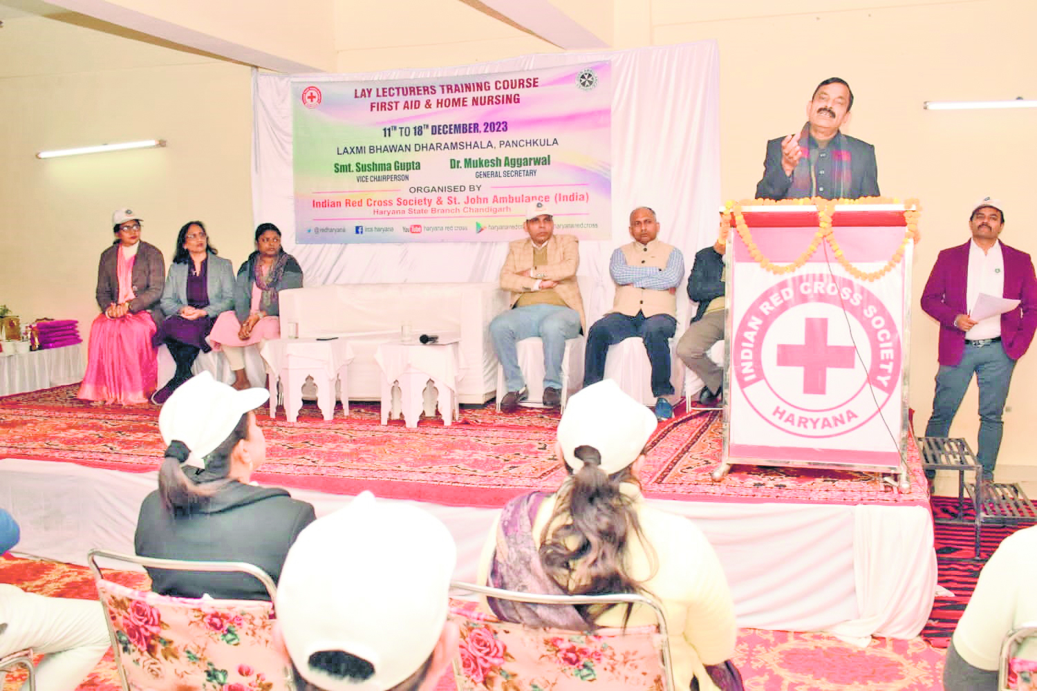 Training camp on first aid and home care concludes in Panchkula