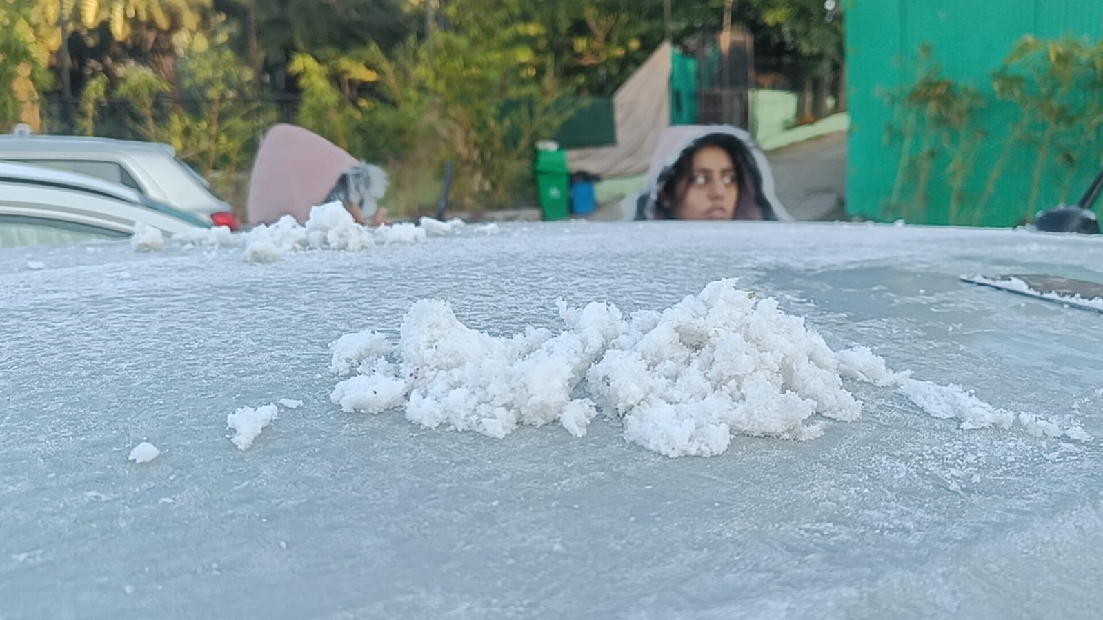 Mount Abu witnesses snowfall for third consecutive day