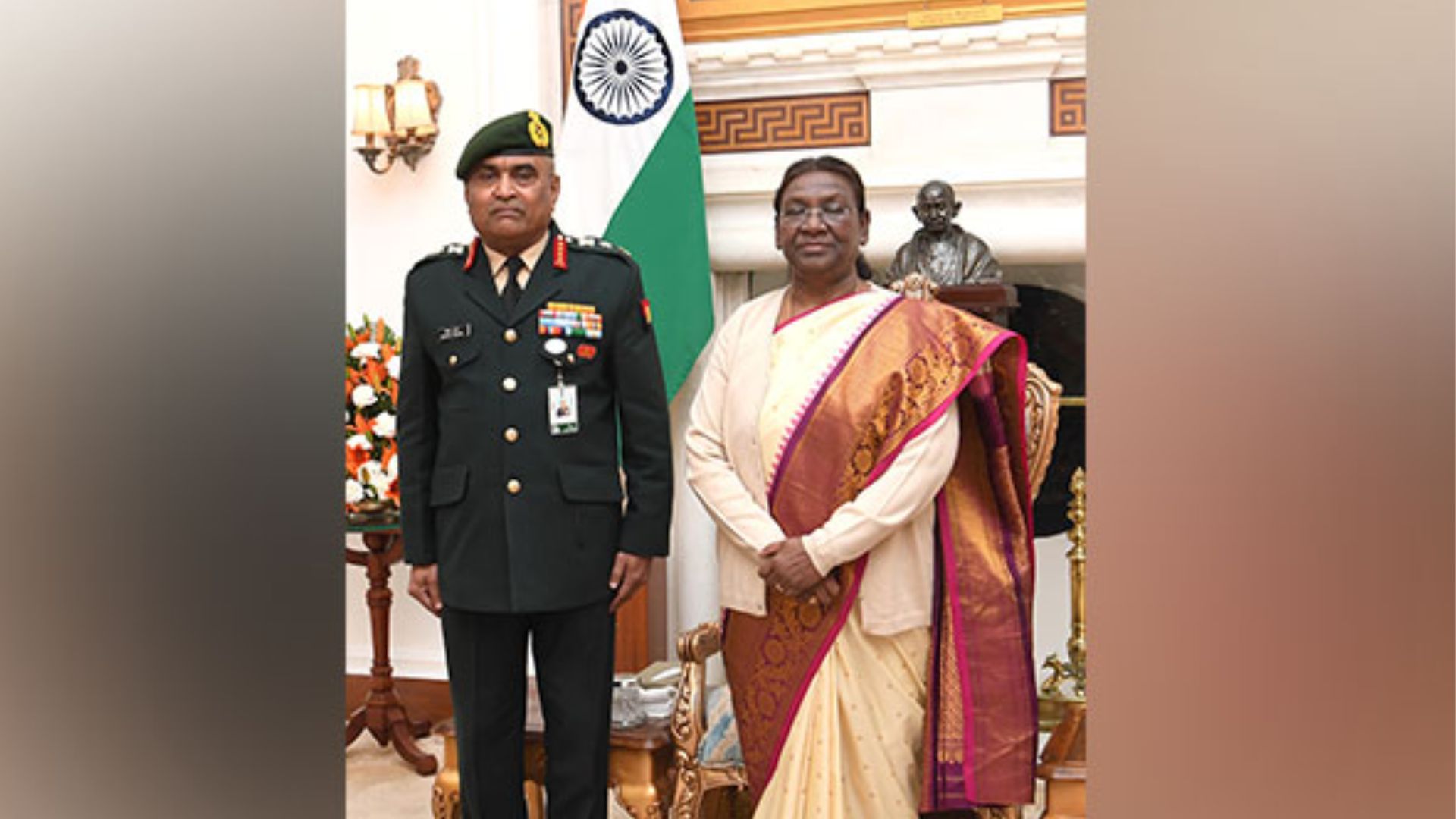 Army Chief Manoj Pande Meets President Murmu in Delhi