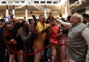 ‘Modi, Modi!’: Indian diaspora cheers PM Modi’s arrival in UAE