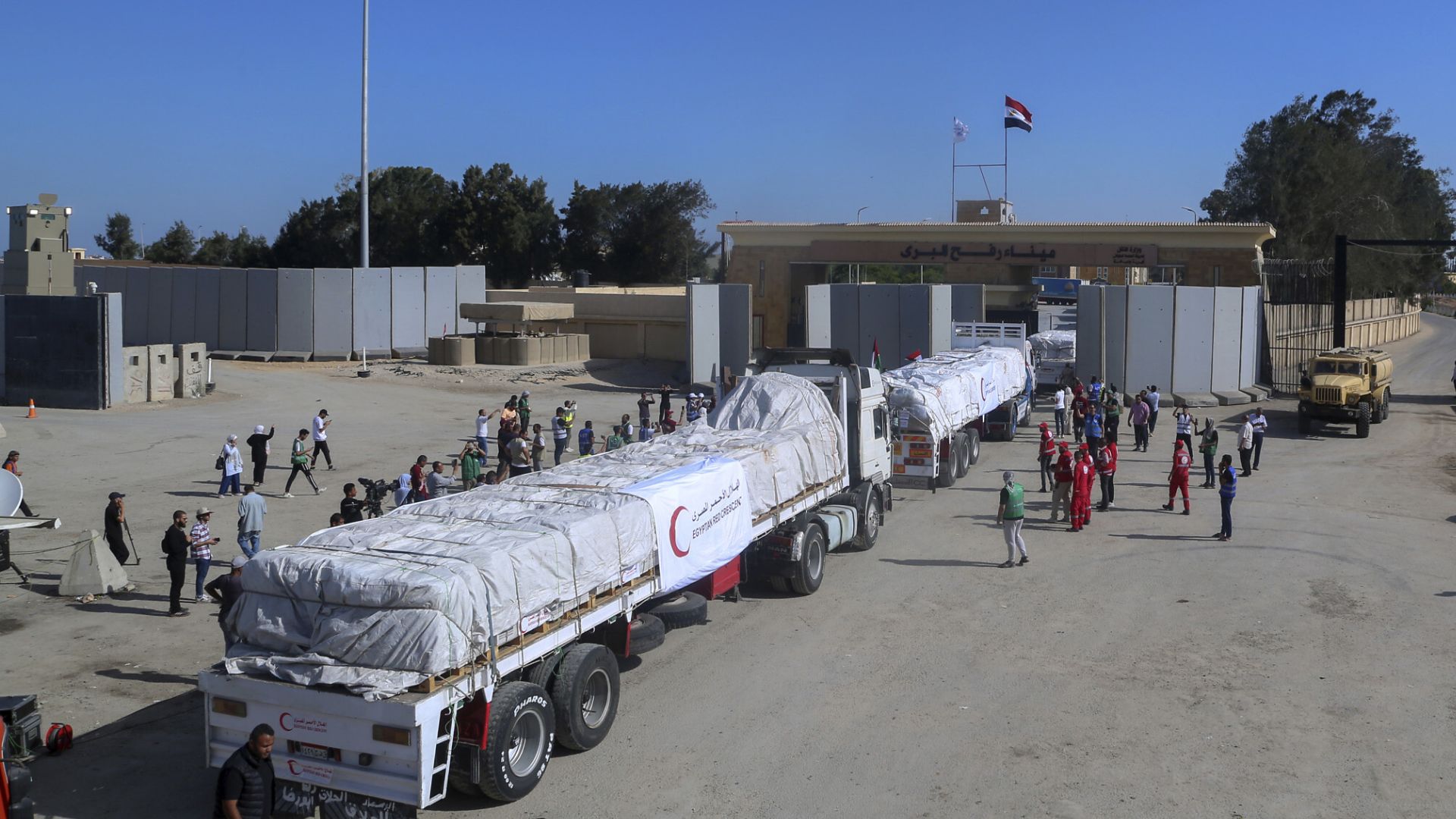 Aid trucks entering Gaza are increasing as Israel opens a second border crossing